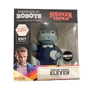 Handmade By Robots Upside Down Eleven FanExpo Stranger Things 282 Knit Series 5”